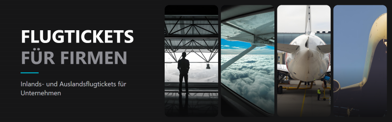 Firmenflugtickets